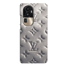 Текстурный Чехол Louis Vuitton для Оппо Рено 10 Про (Бежевый ЛВ)