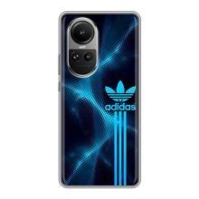 Чохли Адидас для Oppo Reno 10 (AlphaPrint) (Синій Адідас)