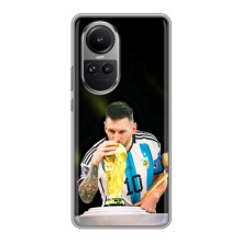 Чохли для Oppo Reno 10 (Leo чемпіон) (AlphaPrint) (Кубок Мессі)