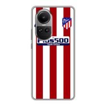 Чохли для Oppo Reno 10 (VPrint) - Футбольні клуби (Atletico)