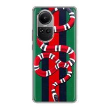 Чохли  GUCCI для ОППÓ Рéно 10 (AlphaPrint) (Gucci змія)