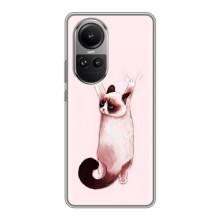 Чохол на ОППÓ Рéно 10 з Котиками (VPrint) (Котик падає)