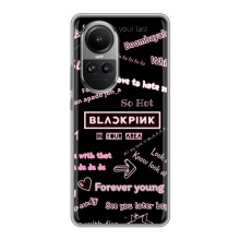 Чехол с музыкальной группой для Oppo Reno 10 (BLACKPINK)