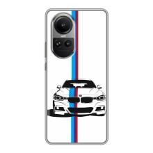 Чохол для ОППÓ Рéно 10 - з принтом БМВ (AlphaPrint) (Машина БМВ)