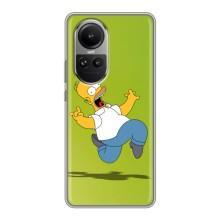 Чjхол з Сімпсонами для Oppo Reno 10 (VPrint) (Гомер Сімпсон)