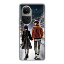 Чехол с дизайном Венздей 2 на Oppo Reno 10 – Уэнсдей и Тайлер