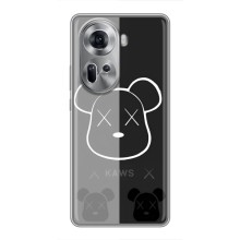 Чехлы для Oppo Reno 11 5G - Bearbrick Louis Vuitton (PREMIUMPrint) (БеарБрик глаза)