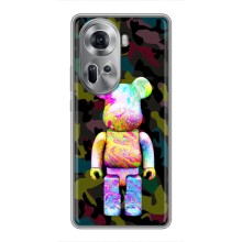 Чехлы для Oppo Reno 11 5G - Bearbrick Louis Vuitton (PREMIUMPrint) (Яркий Bearbrick)