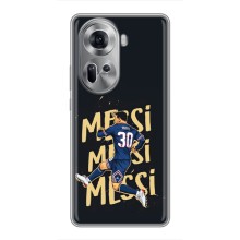 Чохли для Oppo Reno 11 5G (Leo чемпіон) (AlphaPrint) (Messi ПСЖ)