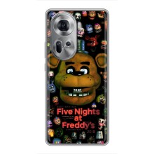 Чехлы Пять ночей с Фредди для Оппо Рено 11 (5G) (Freddy)