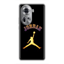 Чохли для Oppo Reno 11 5G - з картинкою JORDAN (AlphaPrint) (Jordan Gold)