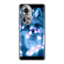 Чехлы с картинкой Лисички для Oppo Reno 11 5G (VPrint) (Яркая лисичка)