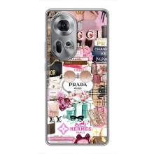 Чохол (Dior, Prada, YSL, Chanel) для Oppo Reno 11 5G (Брендb)
