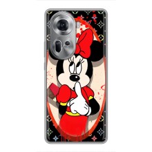 Чехол Disney Mouse Oppo Reno 11 5G (PREMIUMPrint) (Минни Маус ЛВ)