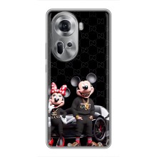 Чехол Disney Mouse Oppo Reno 11 5G (PREMIUMPrint) (Семья Маусов)