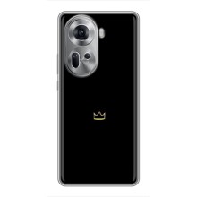 Чохол (Корона на чорному фоні) для Оппо Рено 11 (5G) (Міні корона)
