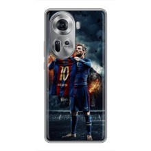 Чехол Месси футболист для Oppo Reno 11 5G (Месси с футболкой)