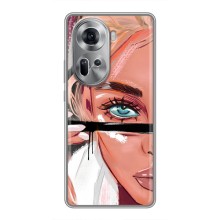 Чехол с печатью для Oppo Reno 11 5G - (Мода) (AlphaPrint) – Макияж