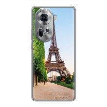 Чохол Ейфелева Вежа Oppo Reno 11 5G - (AlphaPrint) (Дорога до Парижу)