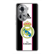 Чехол для Oppo Reno 11 5G с принтом (Лого Real Madrid)