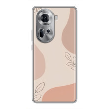 Чохол квітковий дизайн для Oppo Reno 11 5G – Кориневий фон