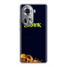 Чохол з мультфільмом Шрек на Oppo Reno 11 5G – Шрек лого