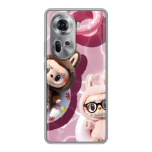 Чехол с Лабубу на Oppo Reno 11 5G – Игрушка Лабубу