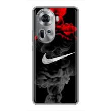 Чохол з логтипом Найк на Oppo Reno 11 5G (Найк на чорному)