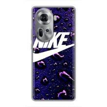 Чохол з логтипом Найк на Oppo Reno 11 5G (Найк на фіолетовому)