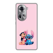 Чехол с принтом Стич на Oppo Reno 11 5G – Лило и Стич