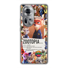 Чохол Зоотрополіс на Oppo Reno 11 5G – Колаж Зоо