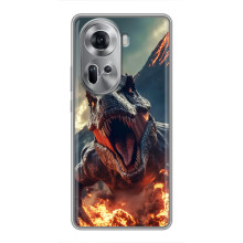 Чохол з картинкою 'Хижаки' для Oppo Reno 11 5G (Динозавр)