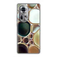 Мраморный чехол на Oppo Reno 11 5G (VPrint) (Радужный Мрамор)