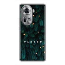 Новогодние, Праздничные Чехлы для Oppo Reno 11 5G - 2024 год (Winter)