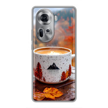 Чохол з унікальним дизайном 'Осінь з кавою' для Oppo Reno 11 5G – Кава на природі