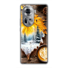 Чохол з унікальним дизайном 'Осінь з кавою' для Oppo Reno 11 5G – Осінньо-зимове кава