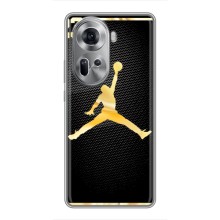 Силиконовый Чехол Nike Air Jordan на Оппо Рено 11 (5G) (Джордан 23)