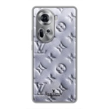 Текстурний Чохол Louis Vuitton для Оппо Рено 11 (5G) (Білий ЛВ)