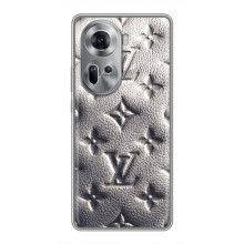 Текстурный Чехол Louis Vuitton для Оппо Рено 11 (5G) (Бежевый ЛВ)