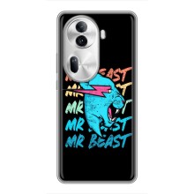 Чехлы Мистер Бист для Оппо Рено 11 Про 5G (logo Mr beast)