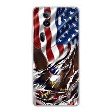Чехол Флаг USA для Oppo Reno 11 Pro 5G
