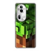 Чехол Майнкрафт на Oppo Reno 11 Pro 5G (AlphaPrint) Minecraft