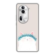 Чохол на тематику: Коти для Oppo Reno 11 Pro 5G – Білий котик