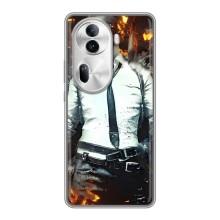 Силиконовый чехол с картинкой "Герой Pubg" на Oppo Reno 11 Pro 5G – Man Пубг