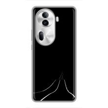 Чохол з картинками на чорному фоні для Oppo Reno 11 Pro 5G – Дорога