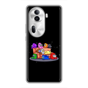 Чехол Амонг Ас для Oppo Reno 11 Pro 5G (AlphaPrint)