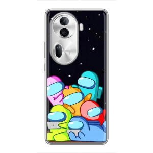 Чехол Амонг Ас для Oppo Reno 11 Pro 5G (AlphaPrint)