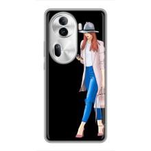 Чохол з картинкою Модні Дівчата Oppo Reno 11 Pro 5G (Дівчина з телефоном)