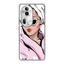 Чохол з картинкою Модні Дівчата Oppo Reno 11 Pro 5G (Дівчина в халаті)