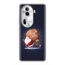 Чехол Санта Клаус для Oppo Reno 11 Pro 5G (Подарки от Санты)